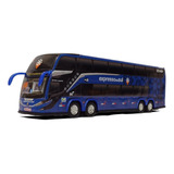 Miniatura Ônibus Expresso Do Sul G8 Janelas Pretas 30cm