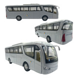 Miniatura Onibus Iveco Metal Escala 1/64 Com Abertura Portas
