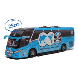 Miniatura Ônibus Time Grêmio Futebol Clube 25cm