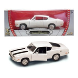 Miniatura Plymouth Barracuda Road Signature 1969 Branco 1/18