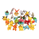 Miniatura Pokemon 24 Bonecos Sortidos Pikachu