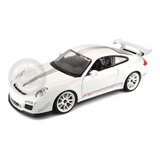 Miniatura Porsche 911 Gt 3 Rs 4.0 Branco Burago 1/18