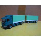 Miniatura Scania 124 Romeu E Julieta Graneleira - Herpa 1/87