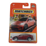 Miniatura Tesla Model Y Matchbox Escala
