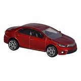Miniatura Toyota Corolla Escala 1/64 Majorette Street Cars Cor Vermelho