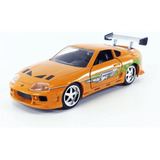 Miniatura Toyota Supra 1996 Brian`s Velozes E Furiosos 1:32