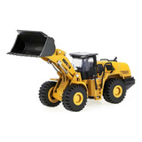 Miniatura Trator Carregadeira Metal Escala 1:50 Articulada