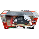 Miniatura Utv Bobcat Pá Limpa Neve Burago 1/30