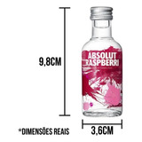 Miniatura Vodka Absolut 50ml Raspberri Garrafa