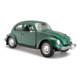 Miniatura Volkswagen Beetle - Verde- 1:24