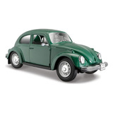 Miniatura Volkswagen Beetle - Verde- 1:24