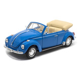 Miniatura Volkswagen Beetle Fusca Conversível 1/24