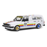 Miniatura Volkswagen Caddy Mk1 Porsche 935 Apple 1:18 Solido