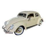 Miniatura Volkswagen Fusca Beetle 1955 Burago
