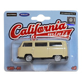 Miniatura Volkswagen Kombi 1972 California Minis 1/64