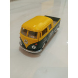 Miniatura Volkswagen Kombi Double Cab Pickup 1963 - 1/34