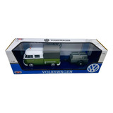 Miniatura Volkswagen Kombi Road Main Trailer Motormax 1/24