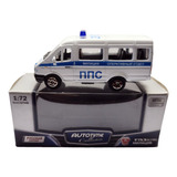 Miniatura Welly Gaz 2750 Gazelle City Police Minibus - 1/60