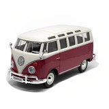 Miniatura Wolkswagen Van Samba 1:25 Diecast