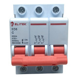 Minidisjuntor Tripolar De 40a A 63a