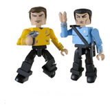 Minimates Star Trek Spock & Capitão