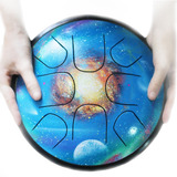Miny Drum C/ Bag E Captação P10 Tank Hang Drum Handpan Disco