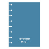 Miolo Refil Caderno De Disco Inteligente Azul A5 180g C/20