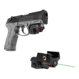 Mira Laser Verde Compacta Para Pistola Trilho Picantinny
