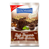 Mistura Para Bolo Brownie E Petit Gateau Fleischmann - 5kg