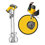 Misturador Argamassa Elétrico Batedor Gesso E Duplo 1.600w 220v