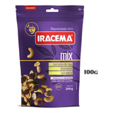 Mix Nuts Castanha Caju, Amendoim E Passas Iracema 100g
