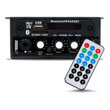 Mixer Boog 12v Bt,usb,aux,controle,saida Rca E Entrada P10 .