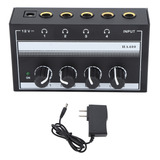 Mixer De Som De Baixo Ruído De 4 Canais Ha400a Ultra Profess