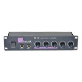 Mixer E Pré Amplificador Para Música E Mics Pc12 Berzek 110/220v