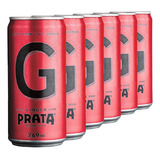 Mixer Prata Ginger Drink Coquetel Lata 269ml Pack 6 Unidades