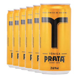 Mixer Prata Tônica Drink Coquetel Lata 269ml Pack 6 Unidades