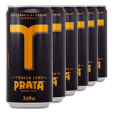 Mixer Prata Tônica Zero Drinks Lata 269ml Pack 6 Unidades
