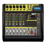 Mixer Skp Amplificado Vz-60ll 1600w Usb