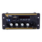 Mixer Usb Bluetooth Som Carro Publicidade Mic P10 Sd + Frete