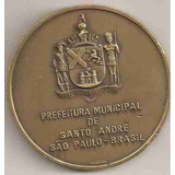 Ml-5302 Medalha Brasil ( Pref Mun Santo André ) 1969 60mm