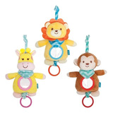 Mobile Caixinha De Música Pelúcia Musical Ninar Animal Fun