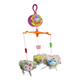 Mobile Musical Bebe Infantil Carrinho E Berço Giratorio 3pcs