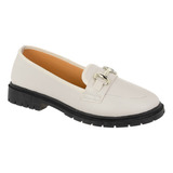 Mocassim Oxford Feminino Casual Tratorado Macio