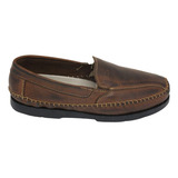 Mocassim Sapato Casual Dock Sider Nobuck Masculino Couro
