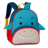 Mochila Animais Clio Pets Zoo Menina Infantil Unicórnio Rosa Cor Tubarão