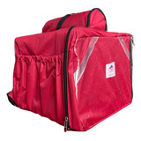 Mochila Bag Entregador Pizza 45l Térmica Delivery Alumínio