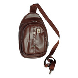 Mochila Bag Max Couro Transversal A & A Martins Acessorios