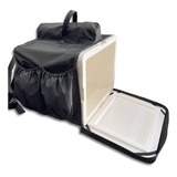 Mochila Bag Motoboy Delivery C/ Caixa Isopor Entrega Pizza