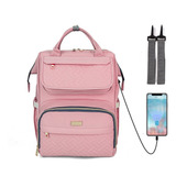 Mochila Bolsa Bebê Maternidade Lequeen Original Térmica