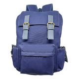 Mochila Bolsa Em Lona Grande Resistente Vintage Notebook